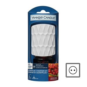 YANKEE CANDLE BLACK CHERRY SCENTPLUG ELECTRIC STARTER KIT