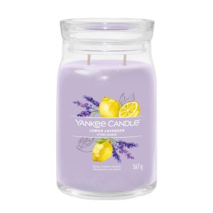 YANKEE CANDLE LEMON LAVENDER SIGNATURE 2-WICK LARGE JAR