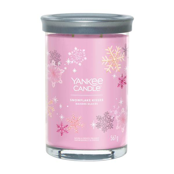 YANKEE CANDLE SNOWFLAKE KISSES SIGNATURE 2-WICK LARGE TUMBLER