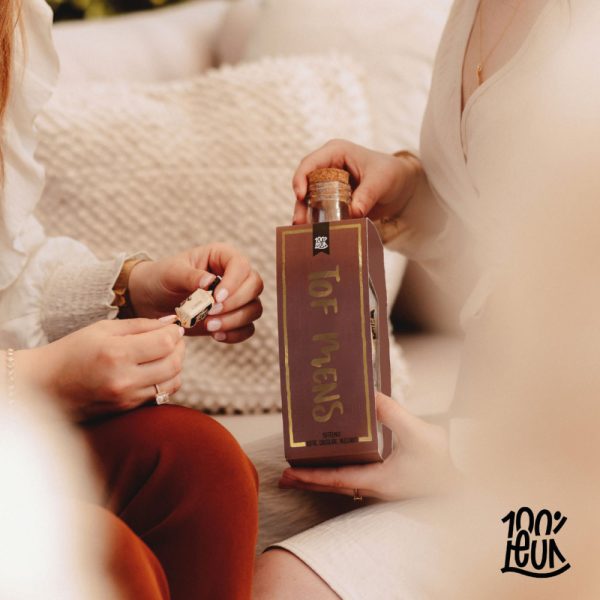 100% LEUK - MOMENTEN FLES MET TOFFEES - TOF MENS