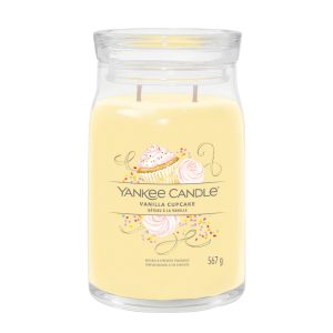 YANKEE CANDLE VANILLA CUPCAKE SIGNATURE 2-WICK LARGE JAR