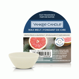 YANKEE CANDLE WHITE SPRUCE & GRAPEFRUIT WAX MELT