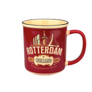 ROTTERDAM BEKER VINTAGE CITY ROOD