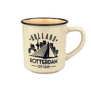 ROTTERDAM BEKER CAMPMUG WIT