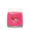 YANKEE CANDLE RED RASPBERRY SIGNATURE 2-WICK MEDIUM JAR
