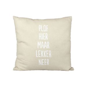 100% LEUK - SIERKUSSEN - PLOF HIER MAAR LEKKER NEER