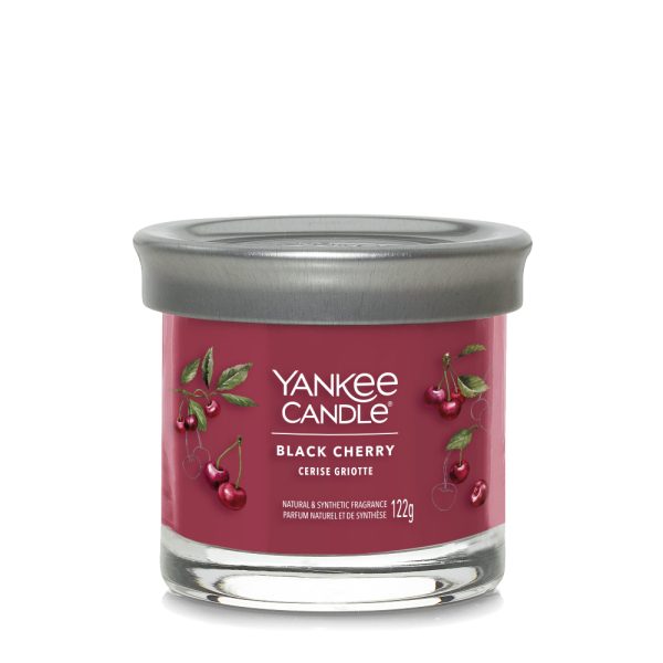 YANKEE CANDLE BLACK CHERRY SIGNATURE SMALL TUMBLER