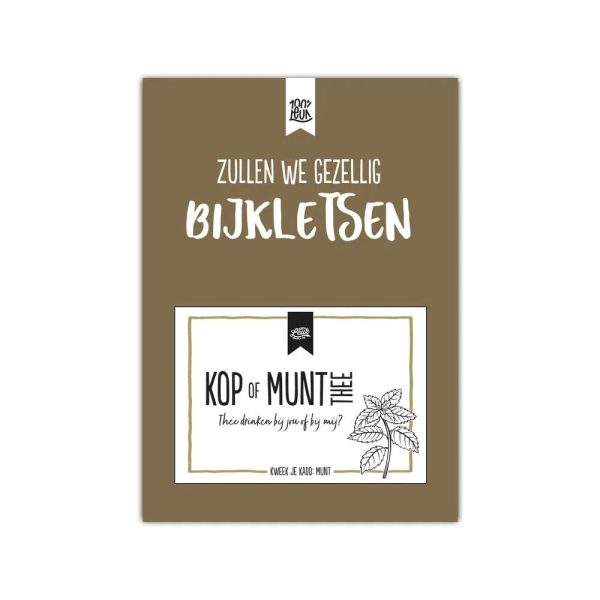 100% LEUK - KAART - BIJKLETSEN + MUNT