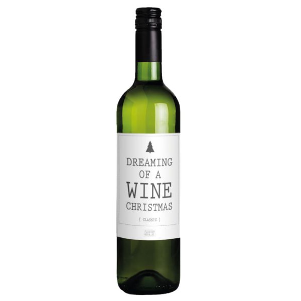 FLESSENWERK - FLES WIJN - DREAMING OF A WINE CHRISTMAS - SAUVIGNON BLANC 750 ML