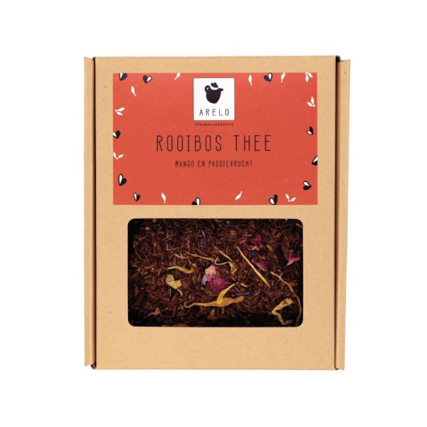 ARELO - LOSSE THEE - ROOIBOS THEE MANGO EN PASSIEVRUCHT - DOOSJE 45 GRAM