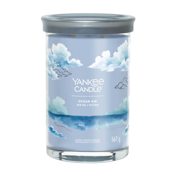 YANKEE CANDLE OCEAN AIR SIGNATURE 2-WICK LARGE TUMBLER