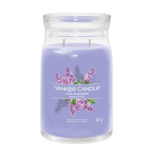 YANKEE CANDLE LILAC BLOSSOMS SIGNATURE 2-WICK LARGE JAR