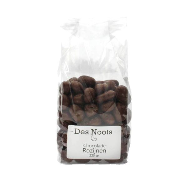 DES NOOTS - CHOCOLADE ROZIJNEN - 225 GR