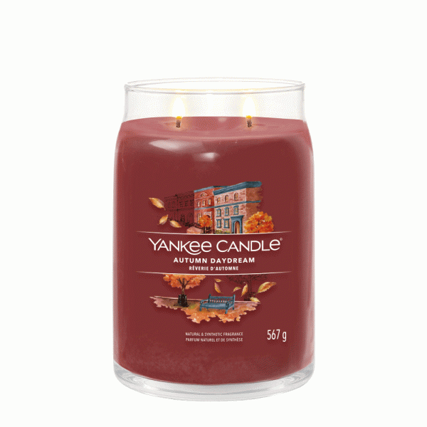 YANKEE CANDLE AUTUMN DAYDREAM SIGNATURE 2-WICK LARGE JAR