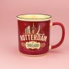 ROTTERDAM BEKER VINTAGE CITY ROOD