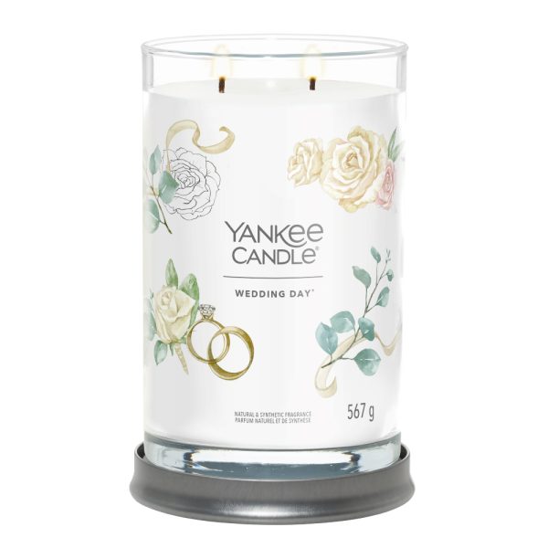 YANKEE CANDLE WEDDING DAY SIGNATURE 2-WICK LARGE TUMBLER