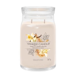 YANKEE CANDLE VANILLA CREME BRULEE SIGNATURE 2-WICK LARGE JAR