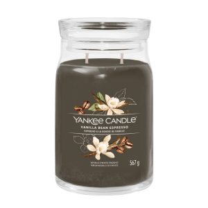 YANKEE CANDLE VANILLA BEAN ESPRESSO SIGNATURE 2-WICK LARGE JAR