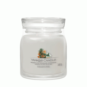 YANKEE CANDLE WOODLAND WEEKEND MEMORIES SIGNATURE 2-WICK MEDIUM JAR