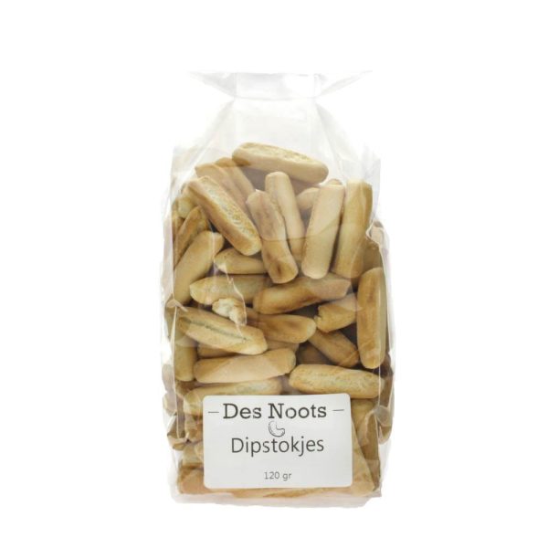 DES NOOTS - DIPSTOKJES - 120 GR