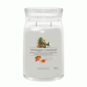 YANKEE CANDLE WOODLAND WEEKEND MEMORIES SIGNATURE 2-WICK LARGE JAR