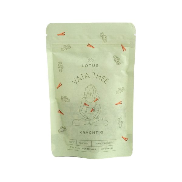 ARELO - LOSSE LOTUS THEE - KRACHTIGE VATA THEE - ZAKJE 50 GRAM