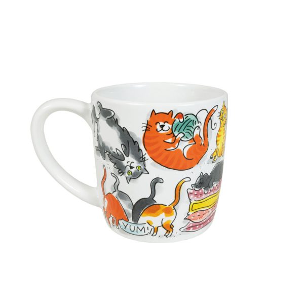 BLOND AMSTERDAM CAPPUCCINO BEKER 0.5L CAT LOVER