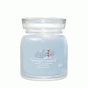 YANKEE CANDLE NORTH POLE HIDEAWAY SIGNATURE 2-WICK MEDIUM JAR