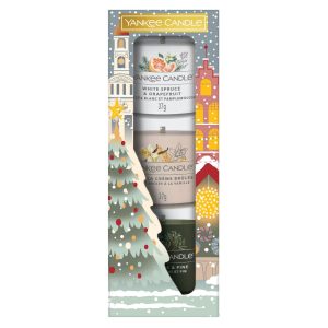 YANKEE CANDLE PASSPORT TO THE HOLIDAYS 3 FILLED VOTIVE GIFT SET