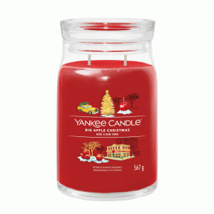 YANKEE CANDLE BIG APPLE CHRISTMAS SIGNATURE 2-WICK LARGE JAR