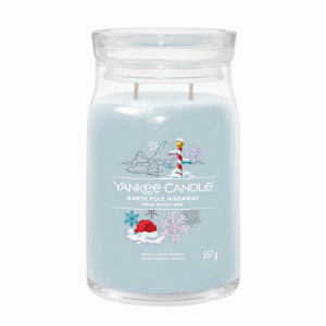 YANKEE CANDLE NORTH POLE HIDEAWAY SIGNATURE 2-WICK LARGE JAR