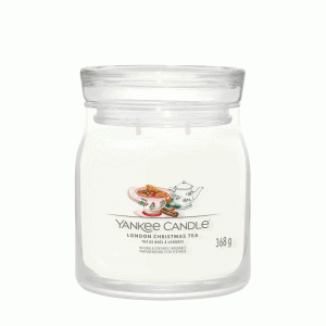 YANKEE CANDLE LONDON CHRISTMAS TEA SIGNATURE 2-WICK MEDIUM JAR