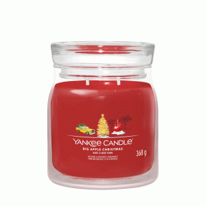 YANKEE CANDLE BIG APPLE CHRISTMAS SIGNATURE 2-WICK MEDIUM JAR