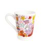 BLOND AMSTERDAM BEKER XL 0.5L MAZAGRAN HOT CHOCOLATE ROZE + PETIT FOUR BORDJE Ø12CM